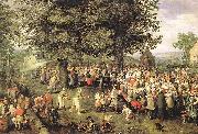 BRUEGHEL, Jan the Elder Wedding Banquet g oil painting artist